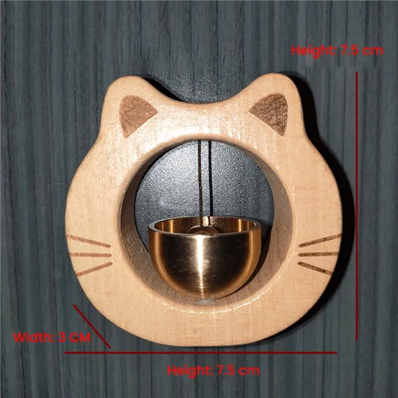 GYTB-현대식 나무 초인종-1개 전원 필요 없음, 흡착컵 설치, 새 집 장 정문 초인종