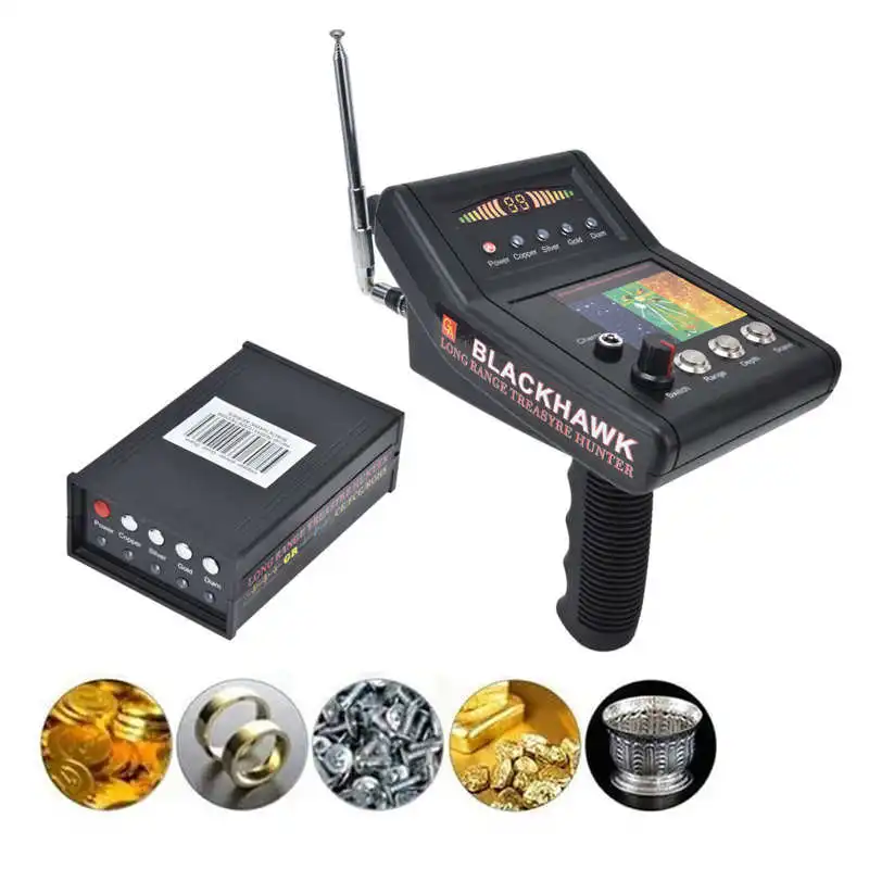 Metal Detector 1000m Underground Metal Detector 15m Depth Outdoor Search Detector with Earphone for Silver Gold