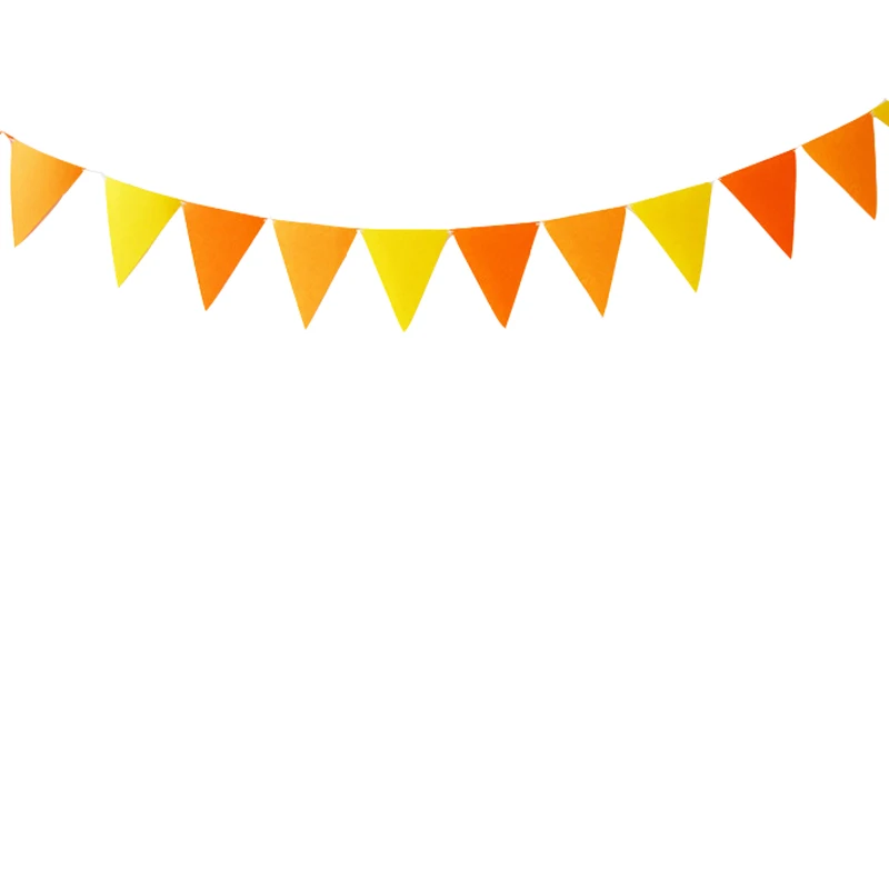 Guirlande Drapeaux Brésil 40 Pièces - 11,4m, Fanions 14x21cm, Décoration Fête