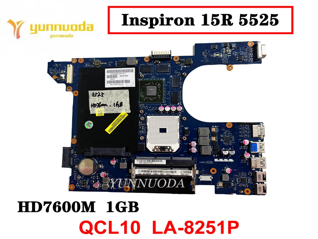 

Оригинальная материнская плата для ноутбука Dell Inspiron 15R 5525 HD7600M 1 ГБ QCL10