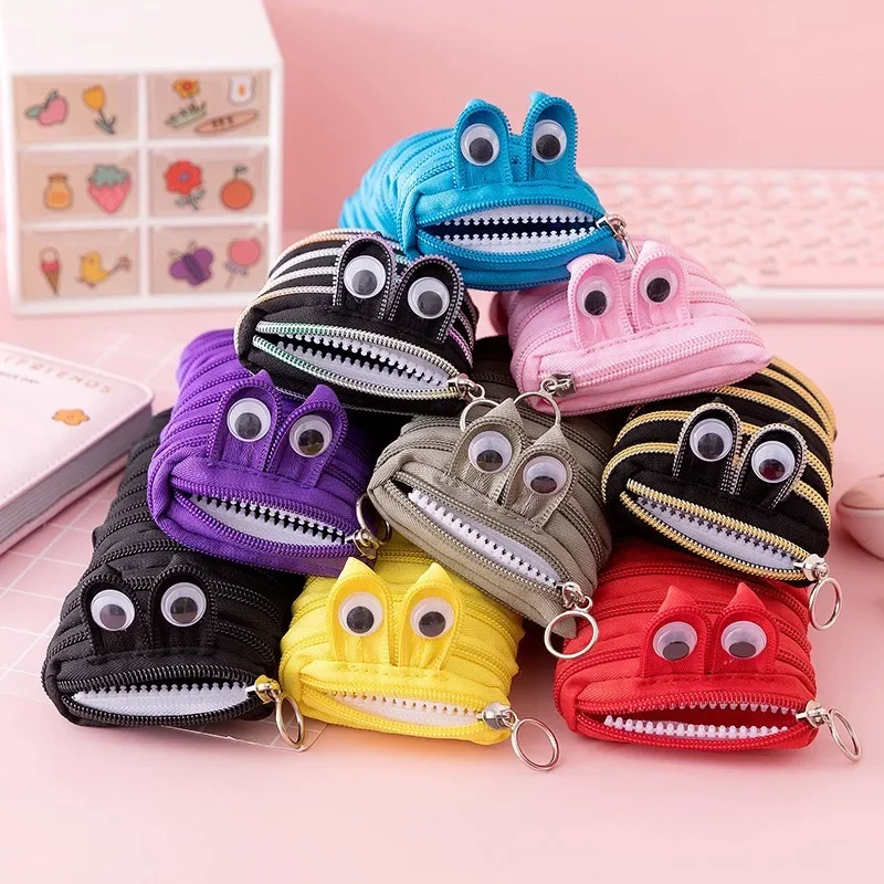 

Creative Caterpillar Zipper Pen Bag Stationery Storage Bag Cosmetic Bag Cute Pen Holder Student Back-to-School Pen Bag