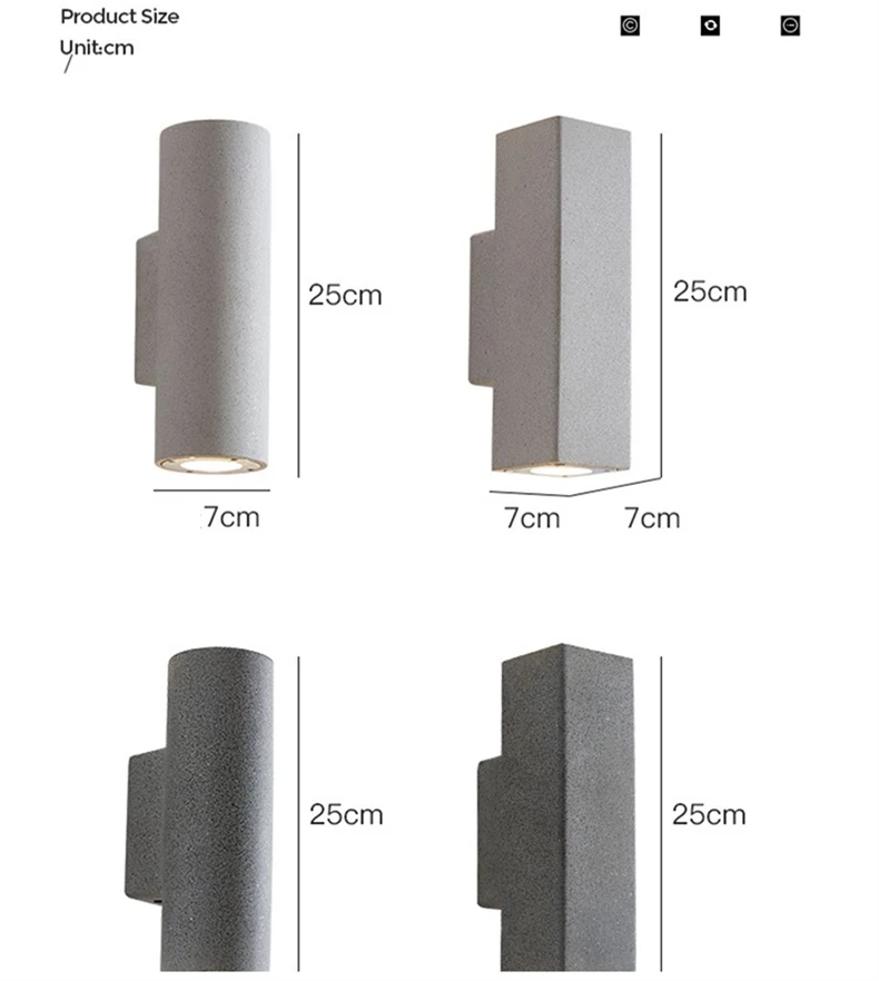 Industrial Concrete Wall Light - Image 15