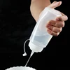 1/3pcs PE Condiment Squeeze Bottles for Ketchup Mustard Mayo Hot Sauces Olive Oil Bottles Kitchen Gadget 4