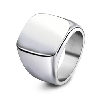 Marked Ground - Mens Signet Ring 4