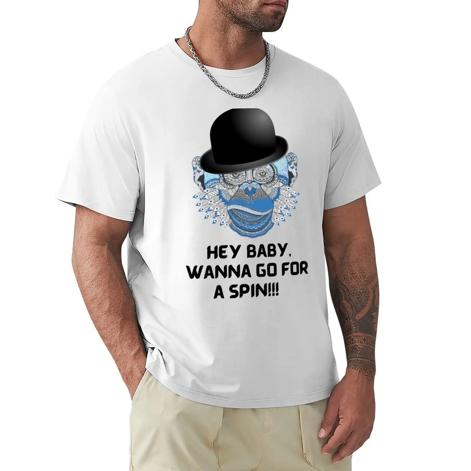 

Funny Chimp Face T-shirt boys whites quick drying mens champion t shirts