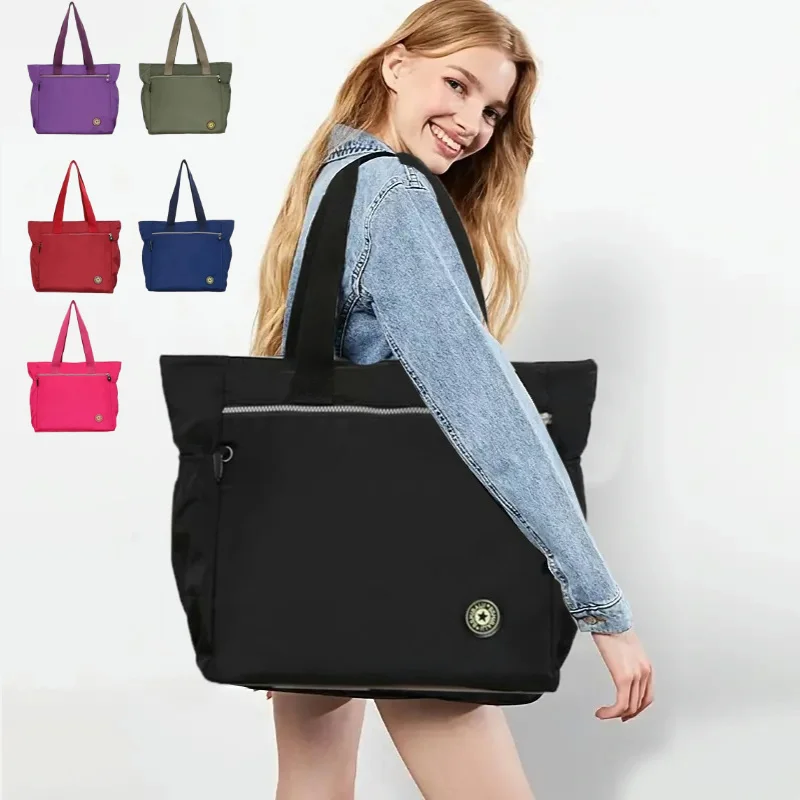 LassZone Borsa A Tracolla In Nylon Impermeabile, Stampa Artistica, Multi Tasca, Per Viaggi, Lavoro E Uso Quotidiano, 26x20x9 Cm