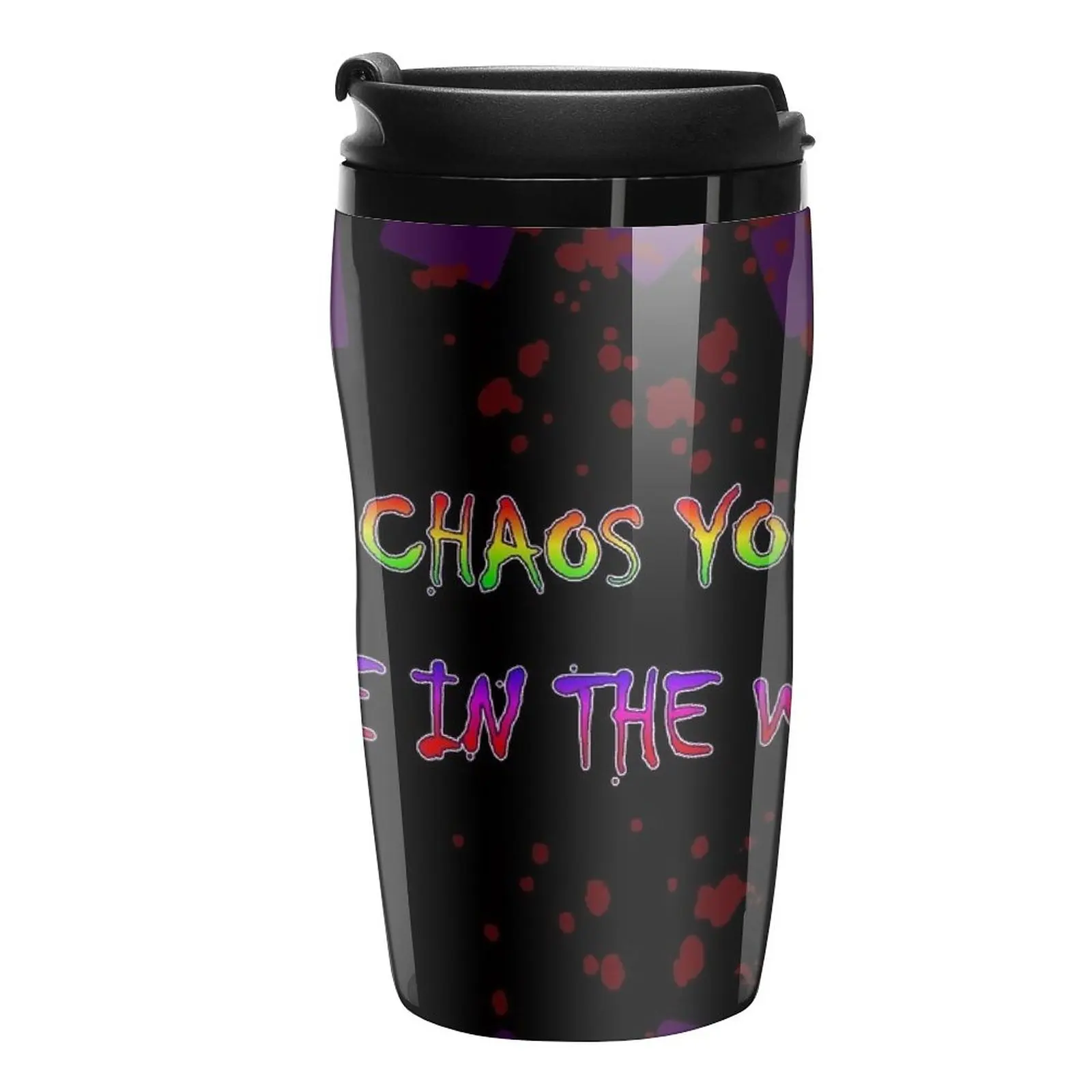 

New Be The Chaos Travel Coffee Mug Coffee And Tea Butterfly Cup Thermo Coffee Mug