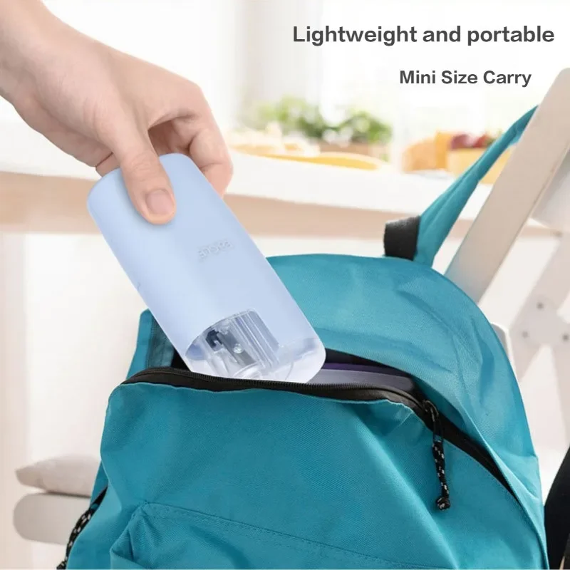 전기 연필 깎이 휴대용 미술 다기능 연필 깎이 배터리 구동 교체 가능한 칼 나머지 학생 용품