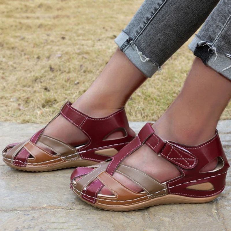 Summer Women’s Beach Sandals – Open Toe Wedge Party Shoes for Ladies Beach Footwear Sandals