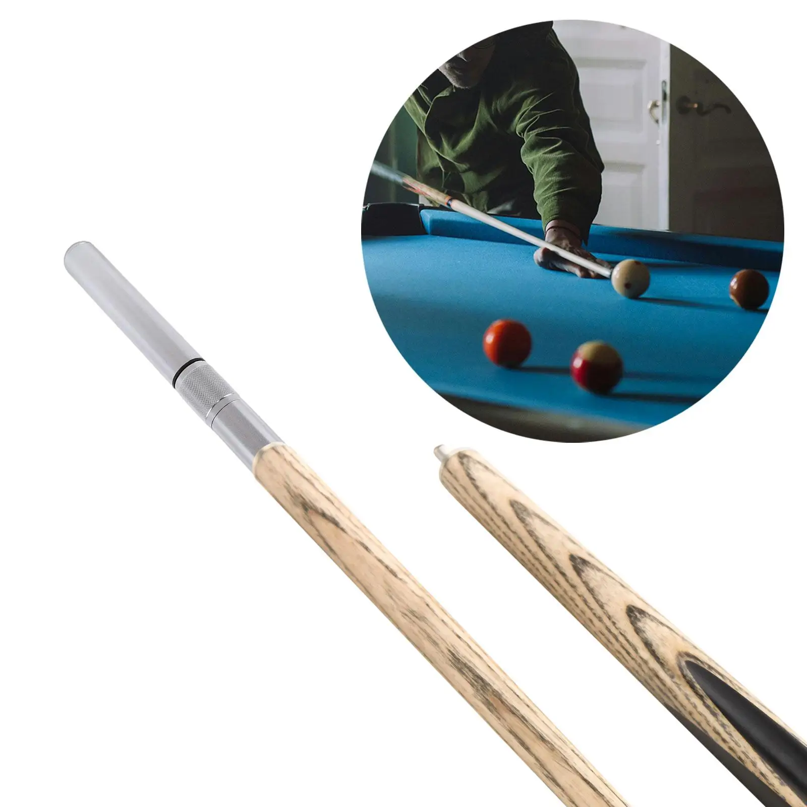 Pool Cue Extender Tool Billiards Pool Cue Extension for Men Women Enthusiast