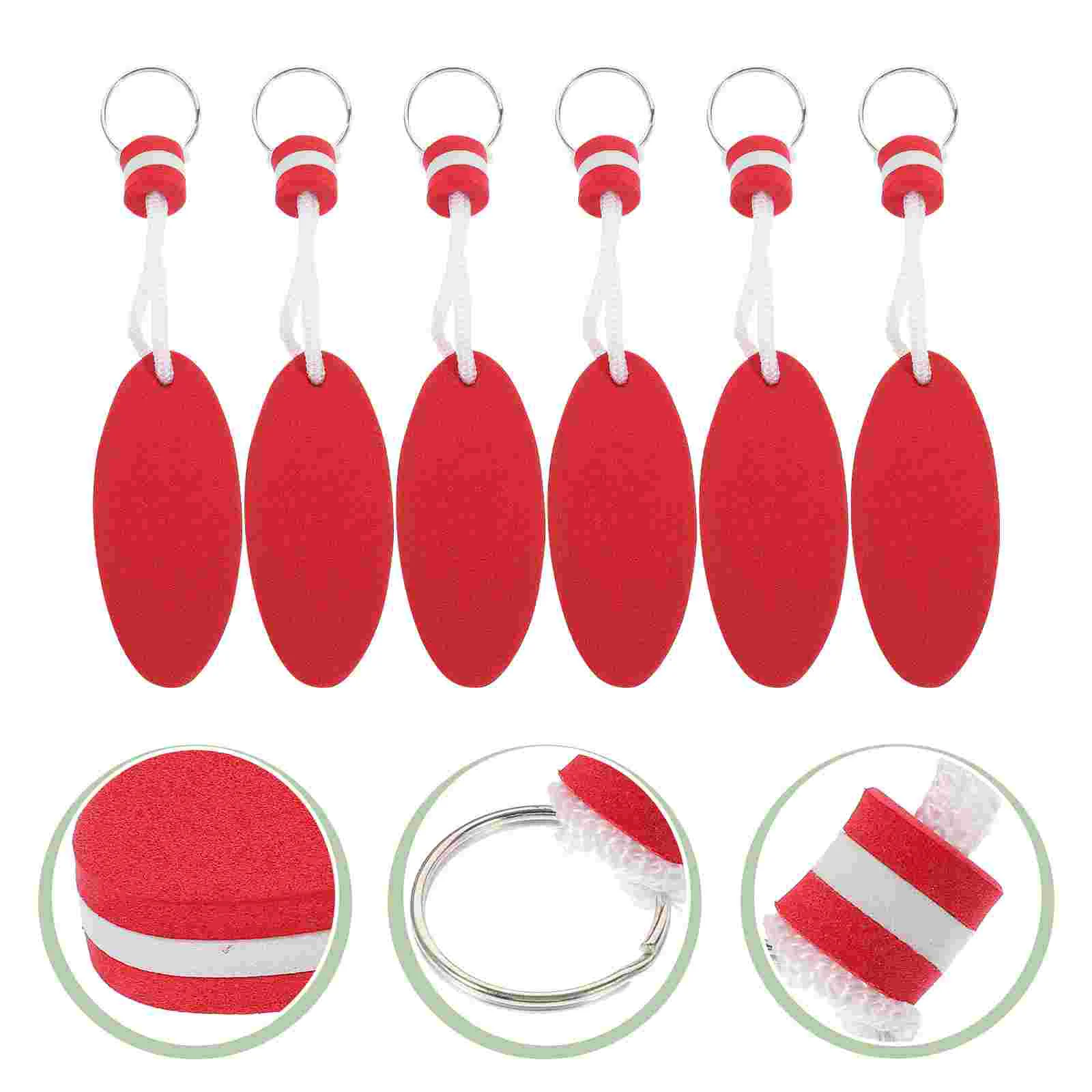 Floating Keychains Colored Floating Key Rings Hanging Floating Keyrings Water Sports Keychains Buoyant Holder Key Ring