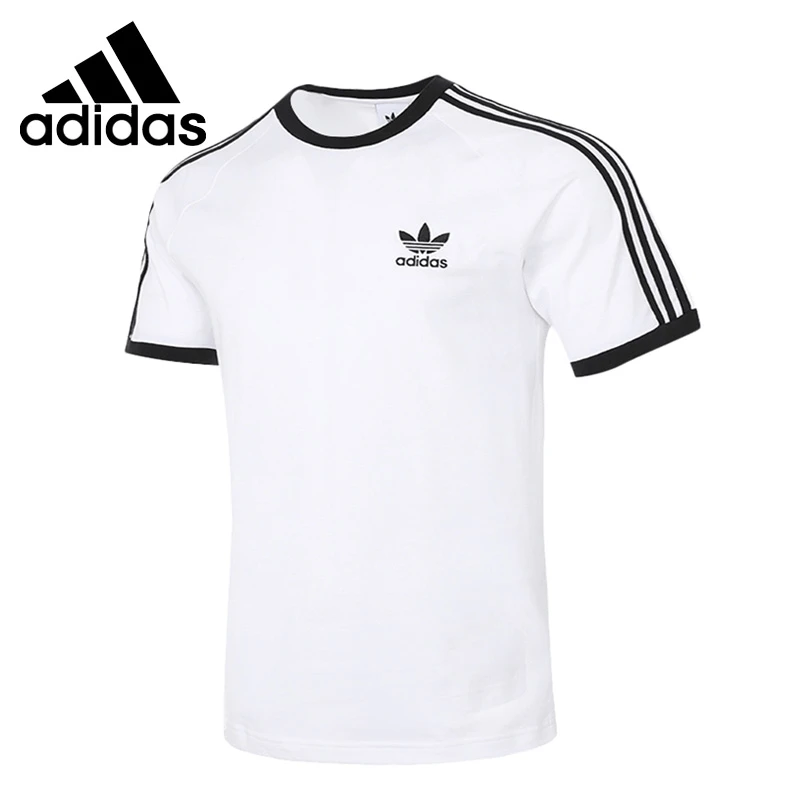 Adidas de 3 rayas para hombre, ropa deportiva de manga corta, Original, recién llegado| | - AliExpress