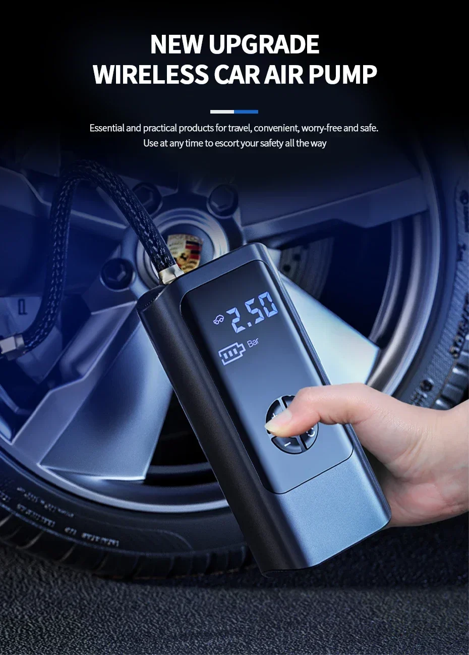 Xiaomi 8000mAh Electric Tire Inflator - 150PSI