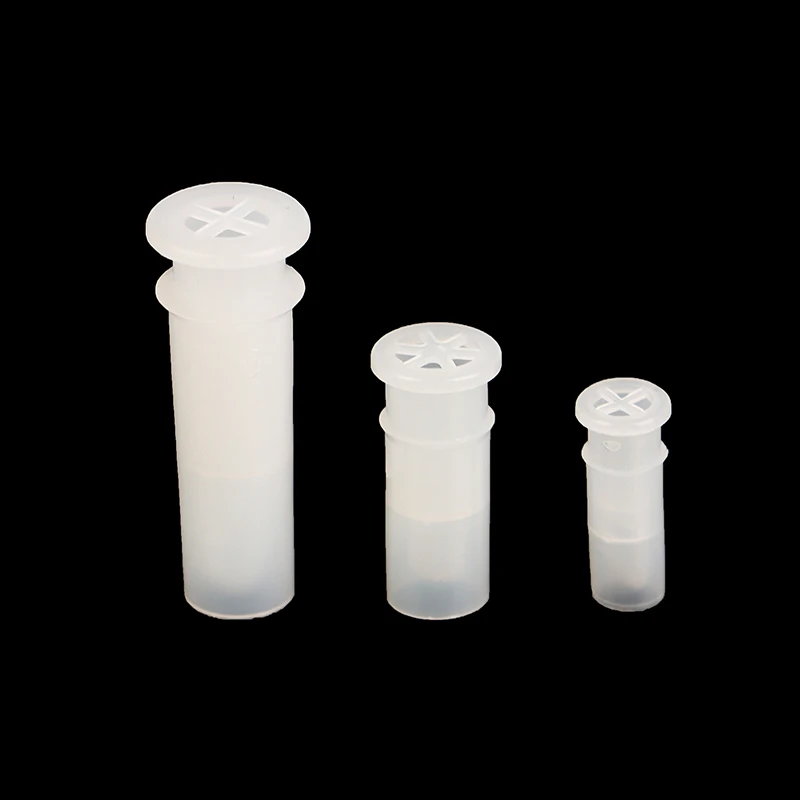 Wooden Train Whistle Toy 50Pcs Dog Squeaky Toy BB Whistle Plastic Toy Dog Cat Squeakers Replace Baby Noise Maker Insert Replacement DIY Toys