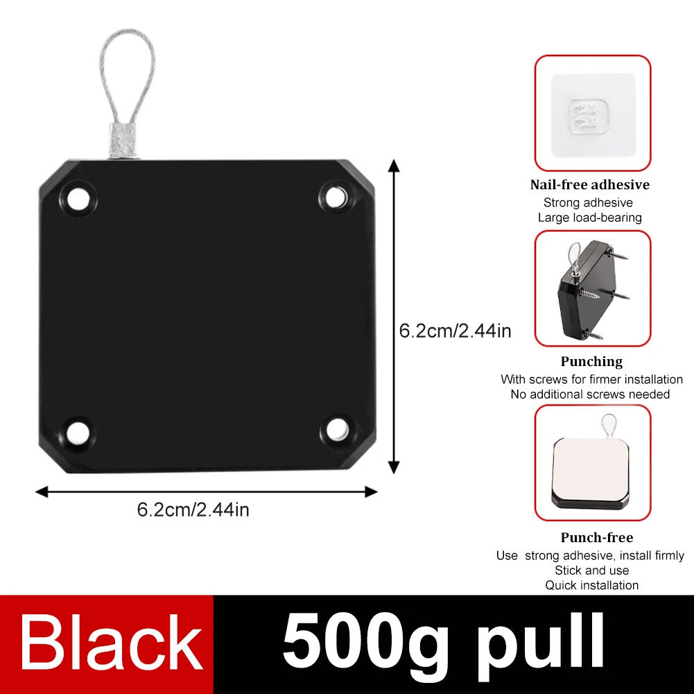 Door Closer Punch-free Automatic Sensor Door Closer For Drawers Rawstring Door Closer Bracket Automatic Dropshipping