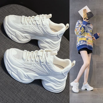 Height Increasing Casual Shoes Lightweight Non Slip For Daily School Outdoor Wear Comfortable Breathable Fashion Footwear New 1