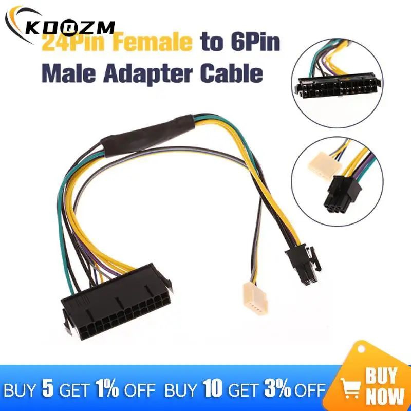 

NEW 24 Pin To 6-pin ATX Motherboard Adapter Power For HP Z220 Z230 SFF MT TWR Series 4000 6005 8300 ProDesk 600 G1 EliteDesk 800