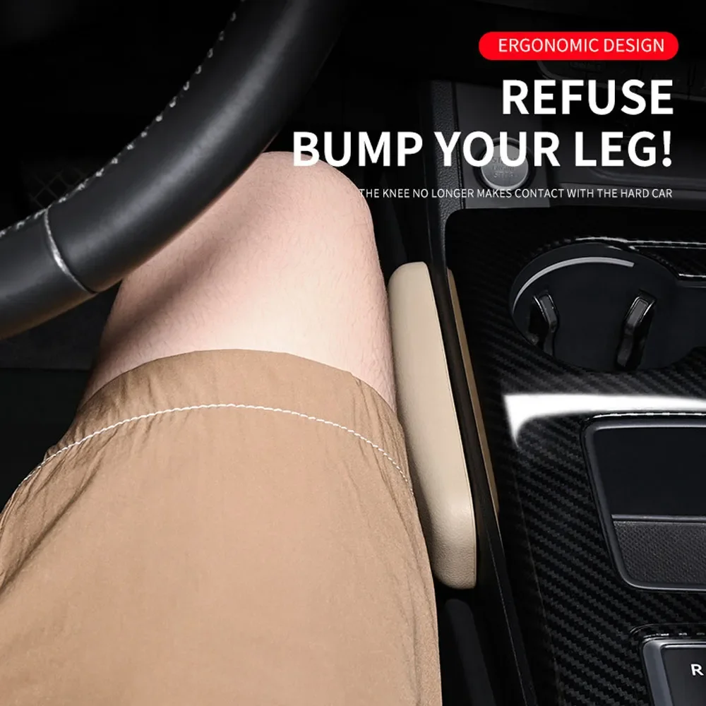 Car Knee Pads Leg Pads Car Leg Rests Knee Door Control Universal Foot Auto Interior Pillow Armrest 1PCS knee cushion