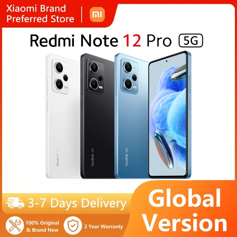 Xiaomi – SmartPhone Redmi Note 12 Pro, Version globale, 5G, 6.67 FHD ...