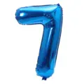 Blue number 7
