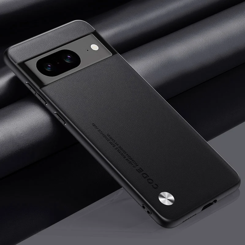 Premium PU Leather Shockproof Silicone Phone Case - Durable Back Cover