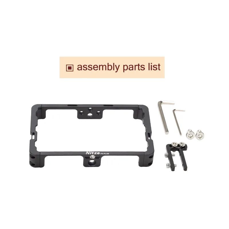 Nitze Monitor Cage Bracket Protective Case for  F6 PLUS 5-inch Monitor Cage for