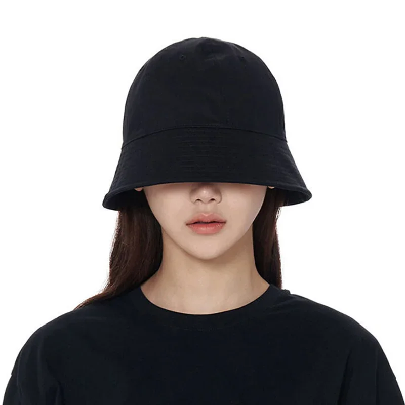 여성용 오버핏 라운드 버킷 모자, 클래식 UV 선바이저, 파나마 모자, 남성 여행 밥, 데일리 코튼 어부 모자, 여름 패션