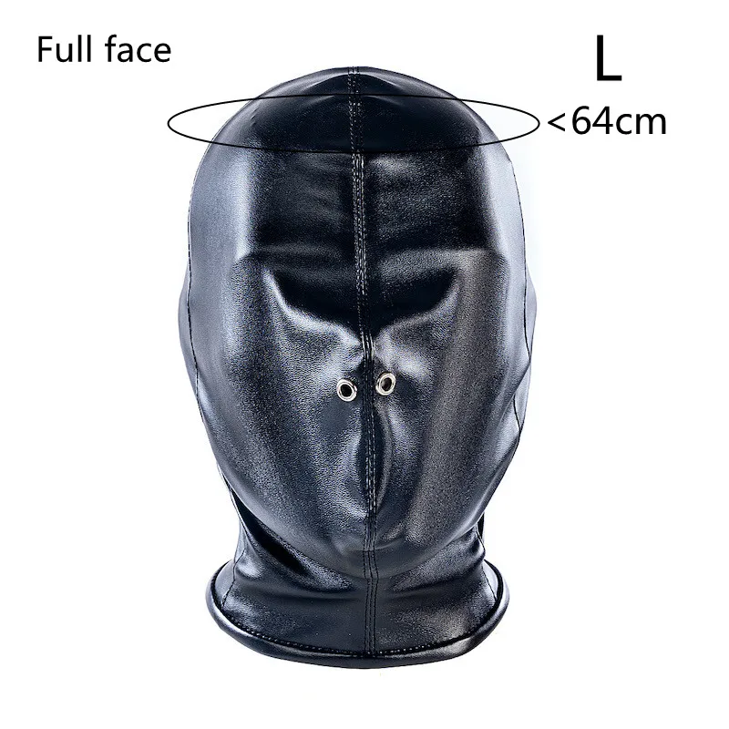 Leather Full Face Mask for Party Cosplay and Halloween