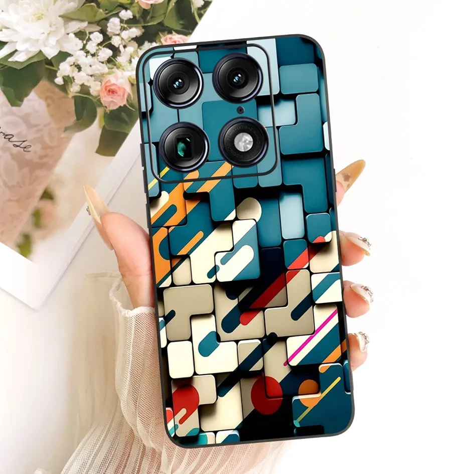 Floral Marble Soft Silicone Protective Case