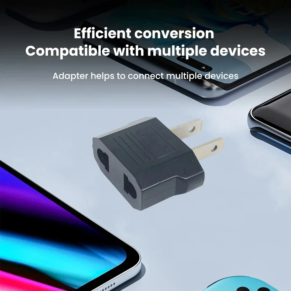 3/5/10pcs Newest EU to US USA Travel Plug Adapter European Converter Power Plug Adaptor Universal Electrical Sockets Converter
