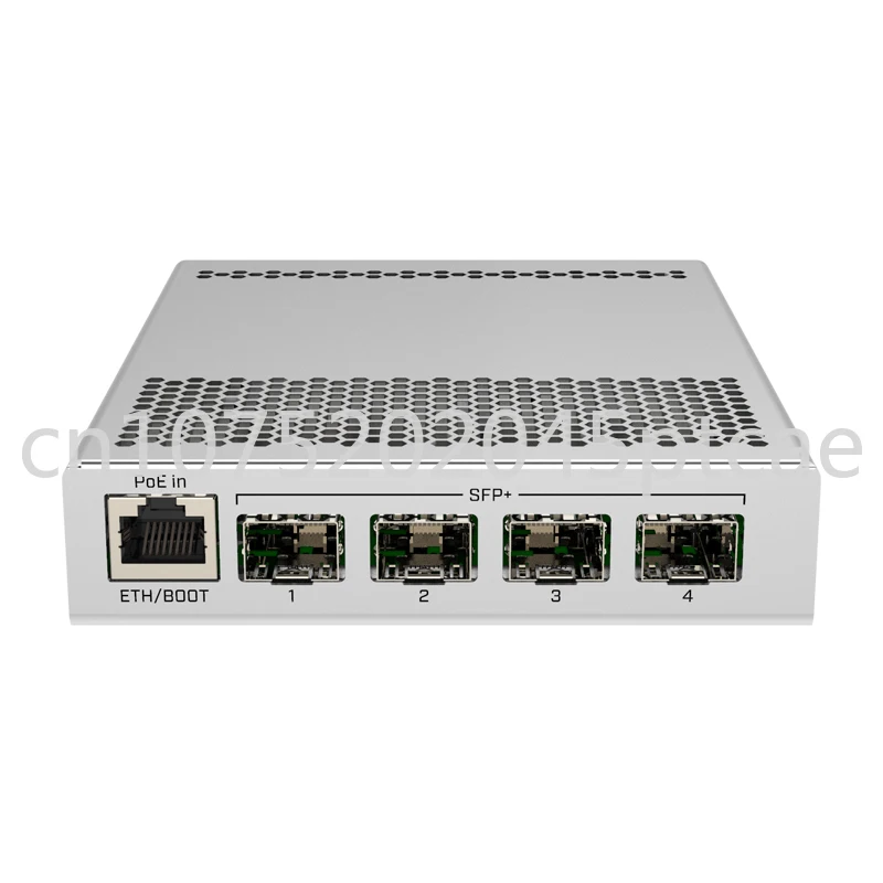 

CRS305-1G-4S+IN Five-port Desktop Switch with One Gigabit Ethernet Port and Four SFP+ 10Gbps Ports