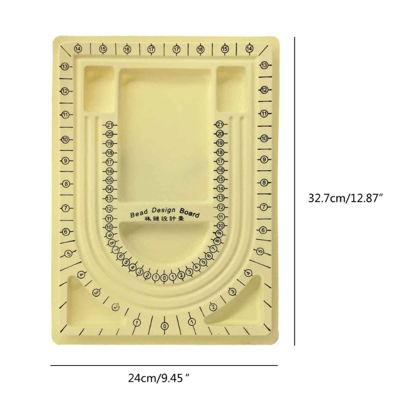 Bead Board for Jewelry Making Bead Tray Beading Supplies Flocked