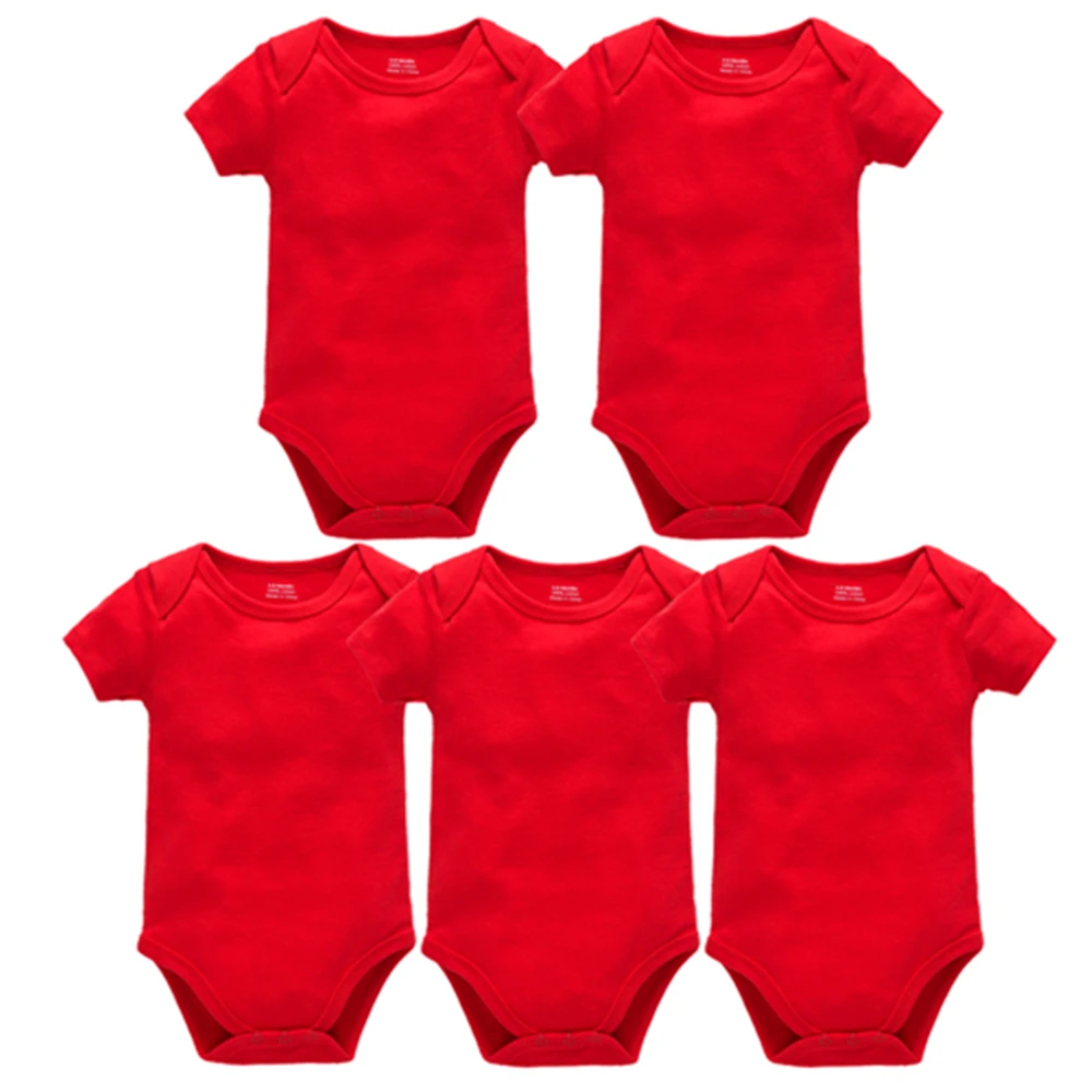 Kavkas Baby Boy Clothes 3 5 Pcs/Set 100% Cotton Summer Girls Bodysuit Short Sleeve Newborn 0-3M Clothing 3