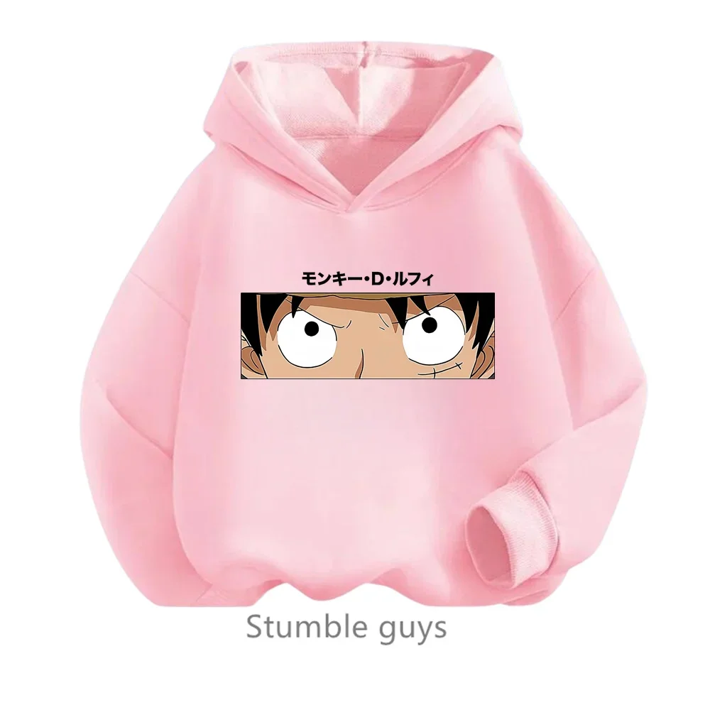 thumbnail image 1 of Ropa de primavera y otoño para niños, sudadera de una pieza para niños, ropa para niñas, sudadera de dibujos animados de Anime Luffy Zoro, traje para adolescentes, camisetas con capucha de Sonic, 1 of 4