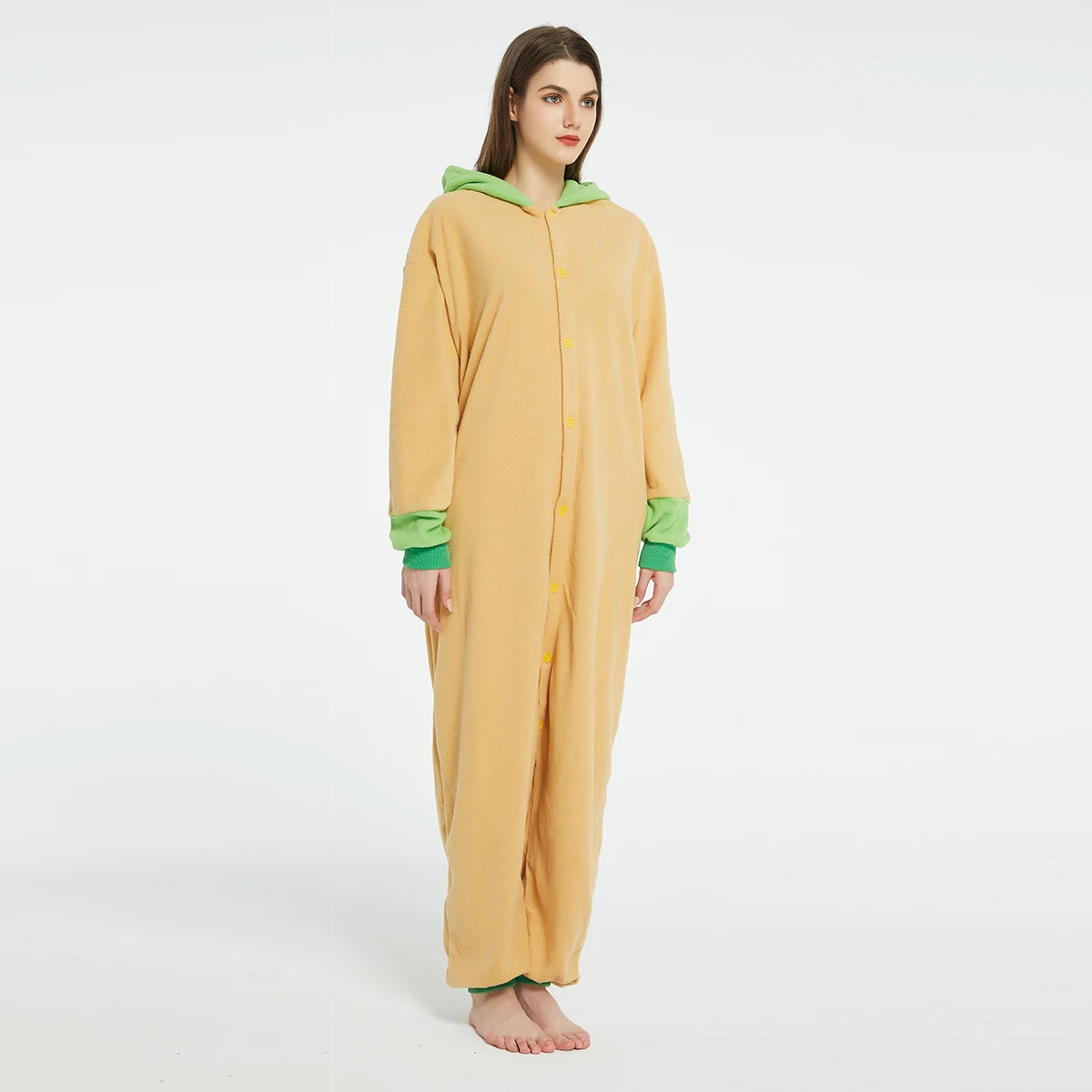 Cosplay Costumes The Mandalorian Yoda Baby Grogu Pajamas Winter Lovers Anime Kigurumi Adult Men Women Cartoon