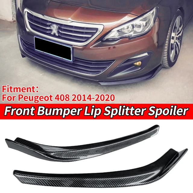 3 pz paraurti anteriore labbro per Peugeot 308 Body Kit accessori auto  Spoiler Splitter diffusore Flap Sport paraurti parti esterne - AliExpress