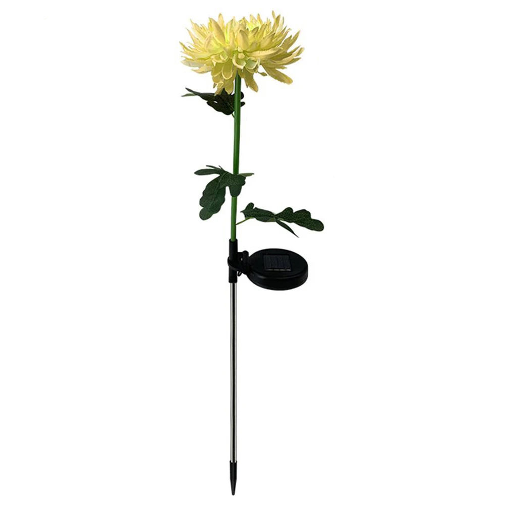 

Wild Chrysanthemum Lights Courtyard Garden Landscape Solar LED Flower Light Multifunction Waterproof Practical LED Night Lamp