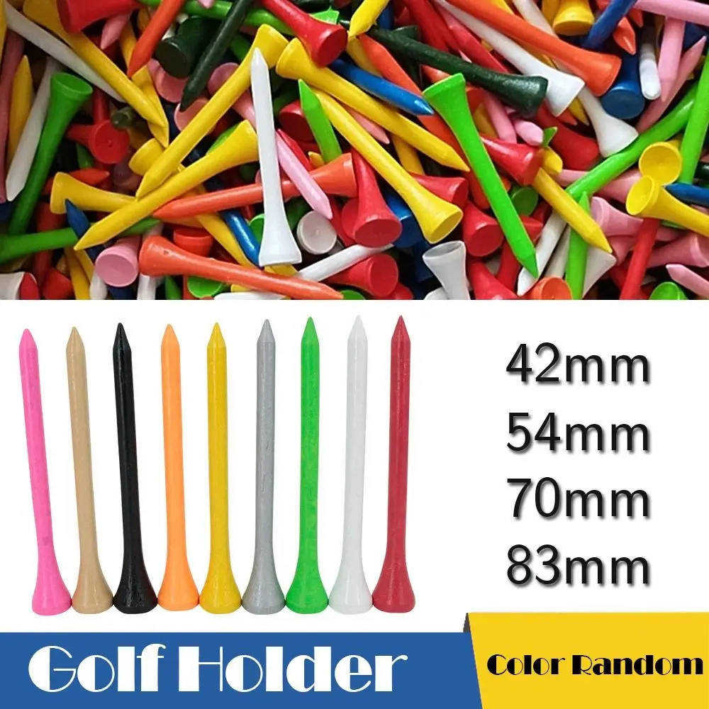 

100PCS Durable Golf Home Range Plastic Golf Holder Golf Tees Practice Tool Training Tool