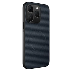 Shockproof Luxury Phone Case - Elegant & Durable Back Cover Protector for Realme 15T (Dark Blue)