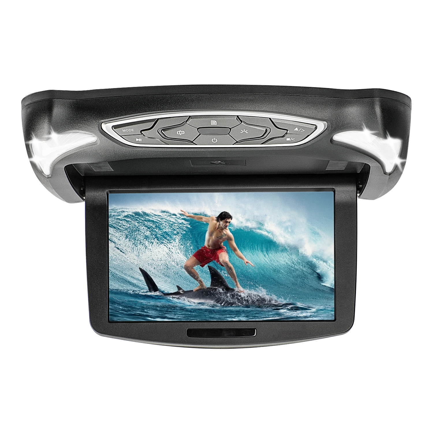 

CL-101RD Car DVD Suction a Top 10.1 inch Car Roof mounted DVD player monitor With SD/USB/CD Player
