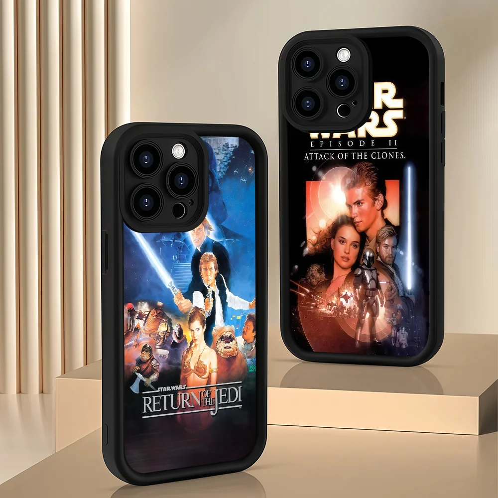 Star-Themed Anti-Slip Silicone Soft Phone Case