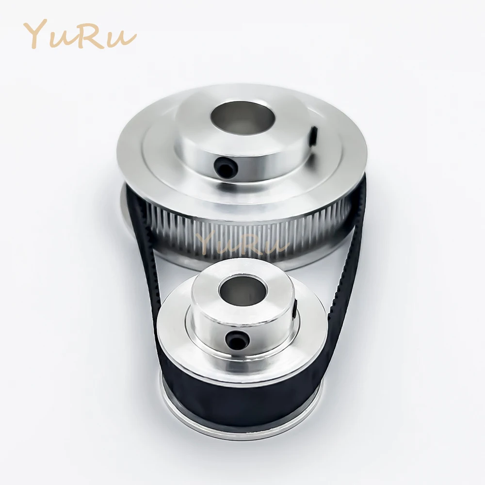 2GT 2M 40T 80Teeth GT2 Timing Pulley Belt Set Bore 5~14mm Belt Width 10mm 40T 80T Tensioning Wheel Synchronous Pulley Kit timing belt pulley,timing pulley