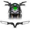 Motorcycle Side View Mirror For Kawasaki Z1000 Z900 Z800 Z750 Z650 Z400 Z300 Z250 Z125 Rearview Mirrors Kits Rotate Adjustable 1