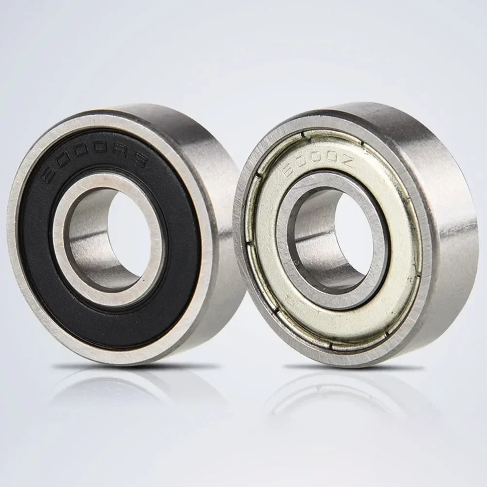 2pcs Bike Wheel Hub Bearings 6000ZZ/6000-2RS For 47cc /49cc Steel Bicycle Silver Hub Bearings Cycling Practical Accessories