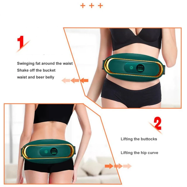 Electric Body Slimming Belt Tummy Toning Waist Massage Fat Burner r Loss  Weight 