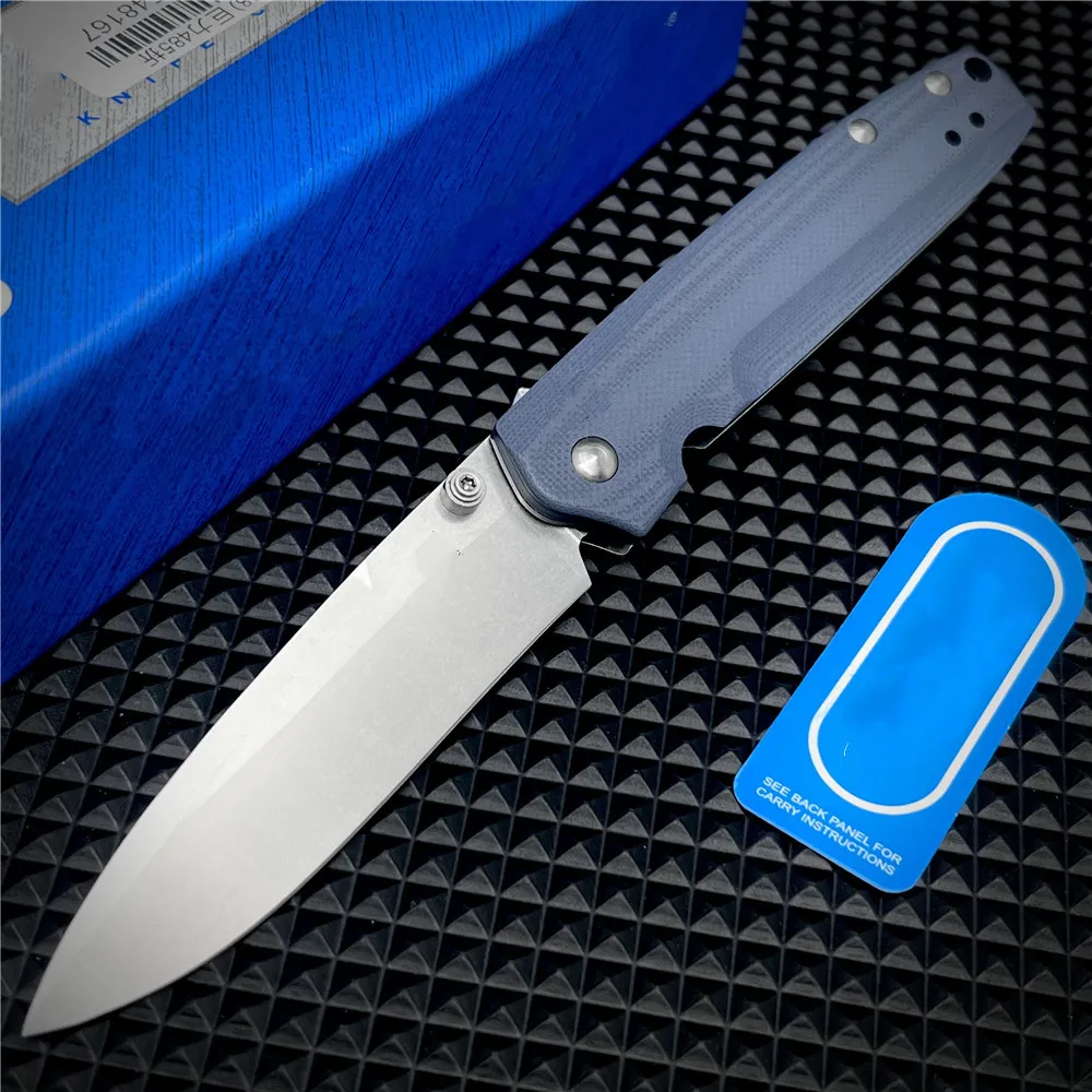 

BM 485 Axis Folding Knife Mark M390 Stainless Steel Blade Brass Washer G10 Handle EDC Outdoor Tactical Survival Pocket Knives