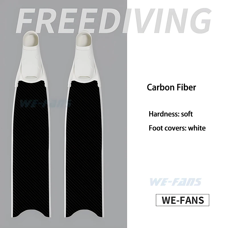 WE-FANS Pure Carbon Fiber Fins Long Freediving Scuba Diving Fins Free Dive  Flippers Long Diving Fins Water Sport Equipment - AliExpress