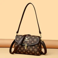 Sacs à bandoulière décontractés en cuir PU pour femmes, fourre-tout de luxe de styliste, sac à bandoulière de petite capacité 2