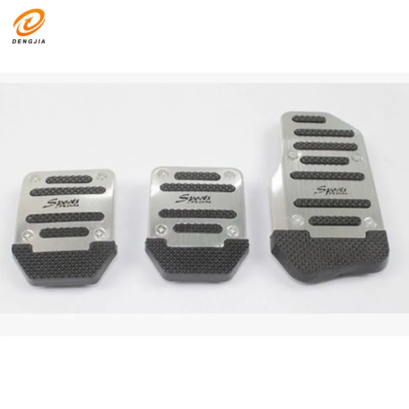 Car Pedals Automobile Manual Stop Pedal Modified Brake Throttle Clutch Aluminum Alloy Pedal Non-slip Pad Stainless Steel Universal
