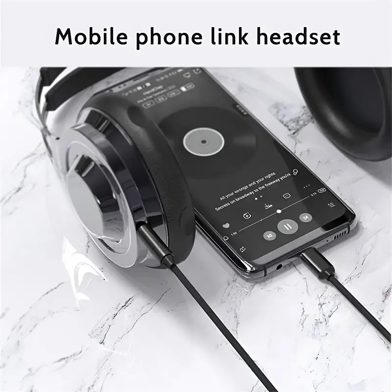 USB Type C to 3.5mm Audio Splitter Cable for Headphones and Car Speakers